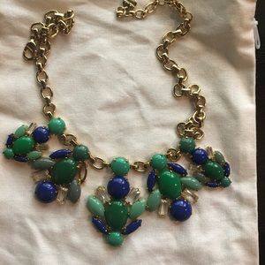 Stella Dot Blue and Green Statement Necklace